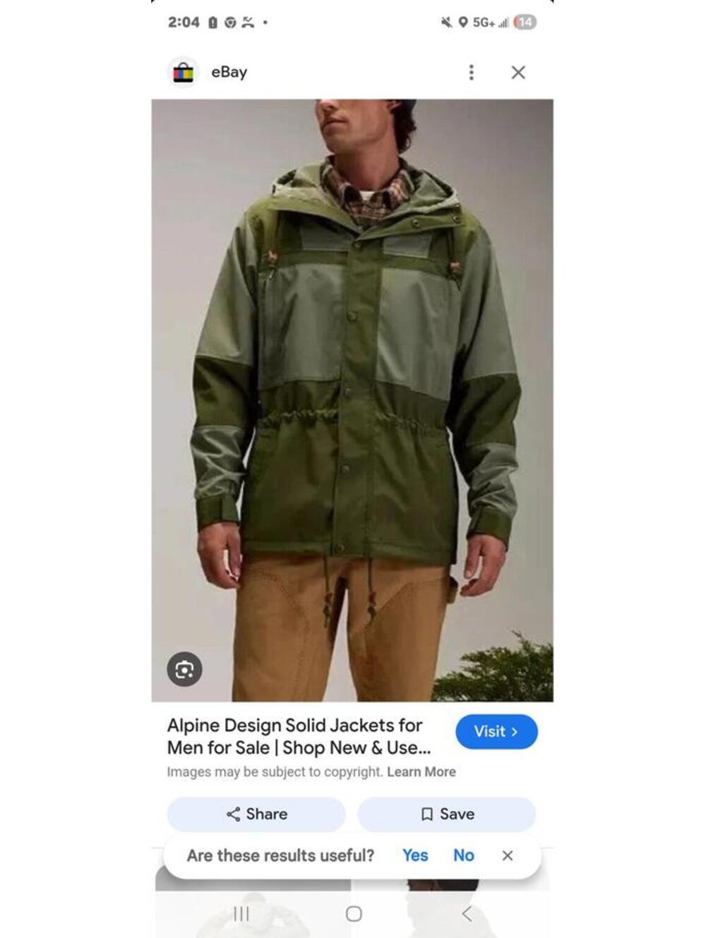 Mens Waterproof Jacket by Alpine design Size Medium